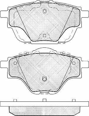 Patron PBP250 - Тормозные колодки, дисковые, комплект unicars.by