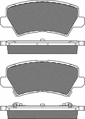 BSF 20288 - Тормозные колодки, дисковые, комплект unicars.by