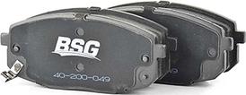 BSG BSG 40-200-049 - Тормозные колодки, дисковые, комплект unicars.by