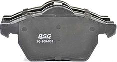 BSG BSG 65-200-002 - Тормозные колодки, дисковые, комплект unicars.by