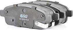 BSG BSG 65-200-019 - Тормозные колодки, дисковые, комплект unicars.by