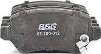 BSG BSG 65-200-012 - Тормозные колодки, дисковые, комплект unicars.by