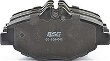 BSG BSG 60-200-041 - Тормозные колодки, дисковые, комплект unicars.by