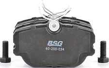 BSG BSG 60-200-034 - Тормозные колодки, дисковые, комплект unicars.by