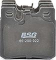 BSG BSG 60-200-022 - Тормозные колодки, дисковые, комплект unicars.by