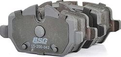 BSG BSG 15-200-042 - Тормозные колодки, дисковые, комплект unicars.by