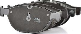 BSG BSG 15-200-039 - Тормозные колодки, дисковые, комплект unicars.by