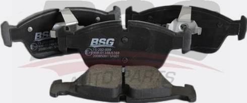 BSG BSG 15-202-009 - Тормозные колодки, дисковые, комплект unicars.by