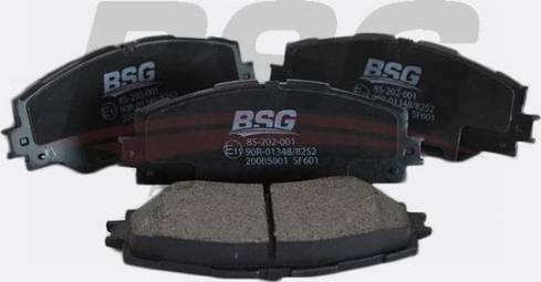 BSG BSG 85-202-001 - Тормозные колодки, дисковые, комплект unicars.by