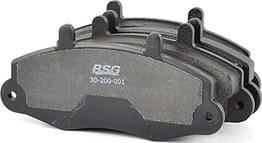 BSG BSG 30-200-001 - Тормозные колодки, дисковые, комплект unicars.by