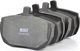 BSG BSG 30-200-012 - Тормозные колодки, дисковые, комплект unicars.by