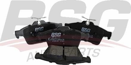 BSG BSG 30-202-015 - Тормозные колодки, дисковые, комплект unicars.by