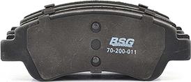 BSG BSG 70-200-011 - Тормозные колодки, дисковые, комплект unicars.by