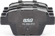 BSG BSG 70-200-013 - Тормозные колодки, дисковые, комплект unicars.by