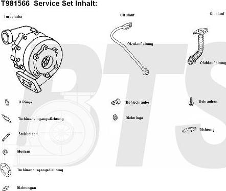 BTS Turbo T981556 - Турбина, компрессор unicars.by