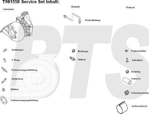 BTS Turbo T981558 - Турбина, компрессор unicars.by