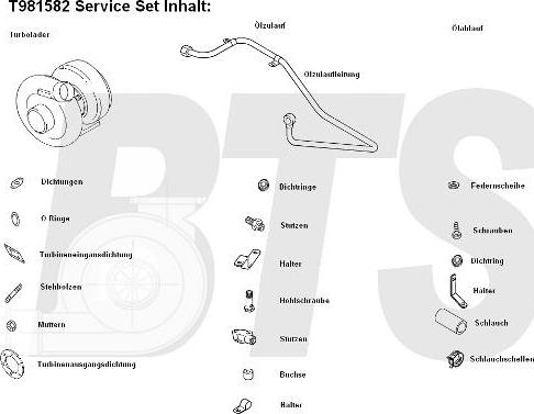 BTS Turbo T981582 - Турбина, компрессор unicars.by