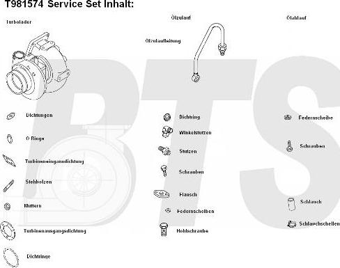 BTS Turbo T981574 - Турбина, компрессор unicars.by