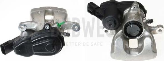 Budweg Caliper 344892 - Тормозной суппорт unicars.by