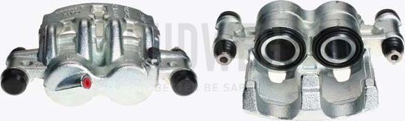 Budweg Caliper 343911 - Тормозной суппорт unicars.by