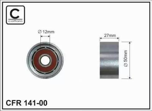 Caffaro 141-00 - Направляющий ролик, зубчатый ремень ГРМ unicars.by