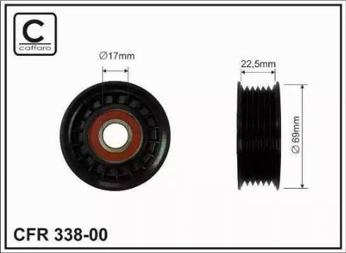 Magneti Marelli 331316171198 - Ролик, поликлиновый ремень unicars.by