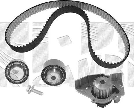 Caliber 0090KPW - Водяной насос + комплект зубчатого ремня ГРМ unicars.by