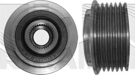 Caliber 20661 - Шкив генератора, муфта unicars.by