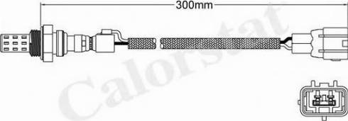 Calorstat by Vernet LS120011 - Лямбда-зонд, датчик кислорода unicars.by