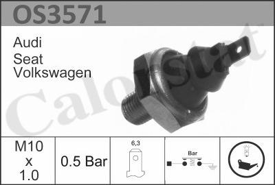 Calorstat by Vernet OS3571 - Датчик, давление масла unicars.by