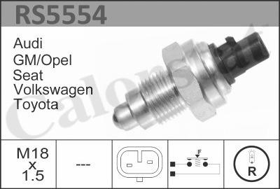 Calorstat by Vernet RS5554 - Датчик, переключатель, фара заднего хода unicars.by