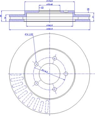 CAR 142.480 - Тормозной диск unicars.by