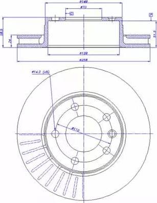 Magneti Marelli 353613409240 - Тормозной диск unicars.by