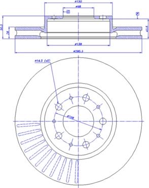 Lemförder 19096 01 - Тормозной диск unicars.by