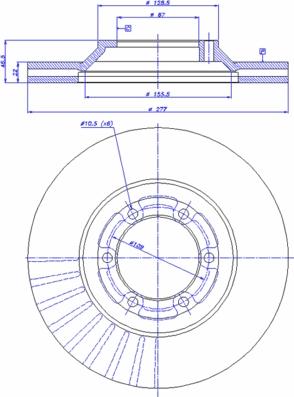 Roadhouse 6464.1 - Тормозной диск unicars.by