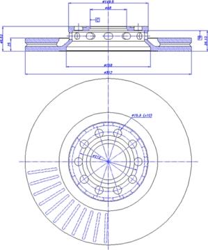 Metelli 23-0726C - Тормозной диск unicars.by