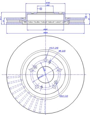 CAR 142.1421 - Тормозной диск unicars.by