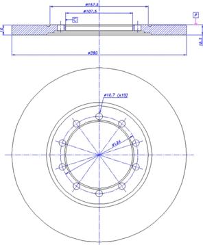 CAR 142.1428 - Тормозной диск unicars.by