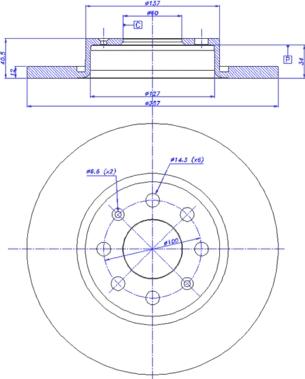 CAR 142.1423 - Тормозной диск unicars.by