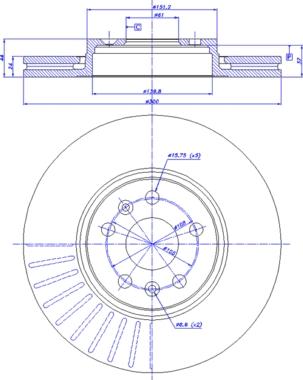 CAR 142.1524 - Тормозной диск unicars.by