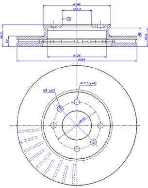 CAR 142.1520 - Тормозной диск unicars.by