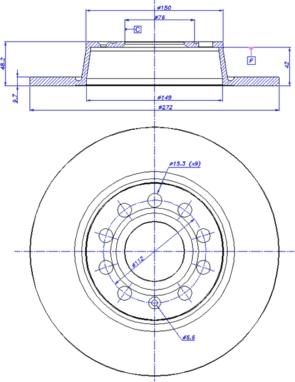 CAR 142.1575 - Тормозной диск unicars.by