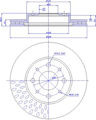 CAR 142.1013 - Тормозной диск unicars.by