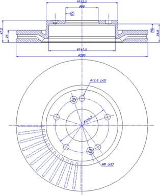 CAR 142.1156 - Тормозной диск unicars.by