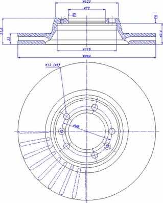 CAR 142.183 - Тормозной диск unicars.by