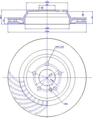 Stellox 6020-1495K-SX - Тормозной диск unicars.by