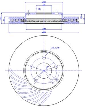 HELLA 8DD 355 113-301 - Тормозной диск unicars.by