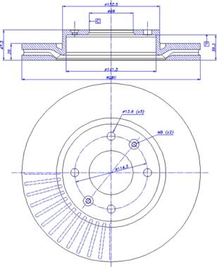 CAR 142.1262 - Тормозной диск unicars.by