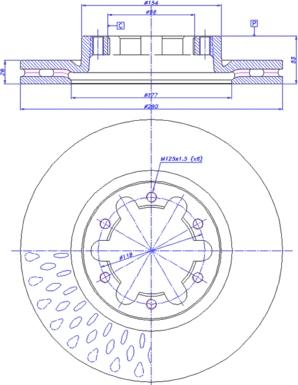 BOSCH 986479355 - Тормозной диск unicars.by