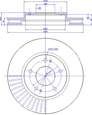 CAR 142.1274 - Тормозной диск unicars.by